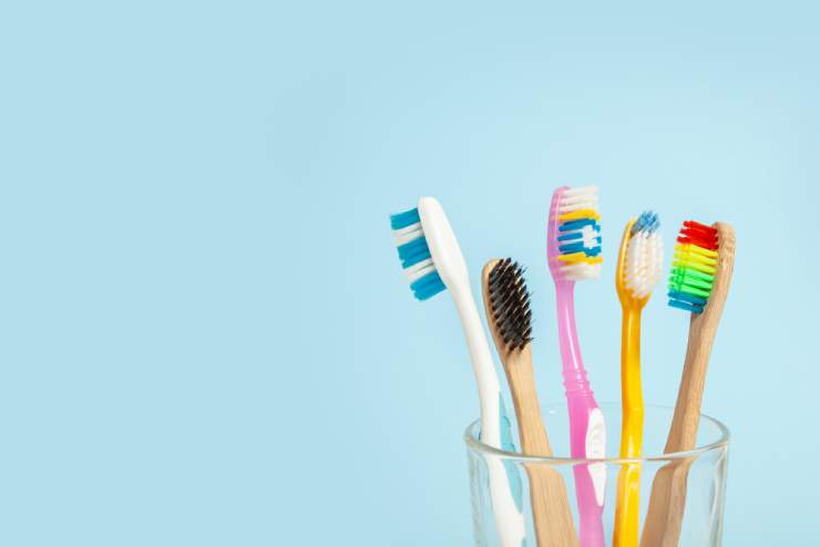 Different types of toothbrushes