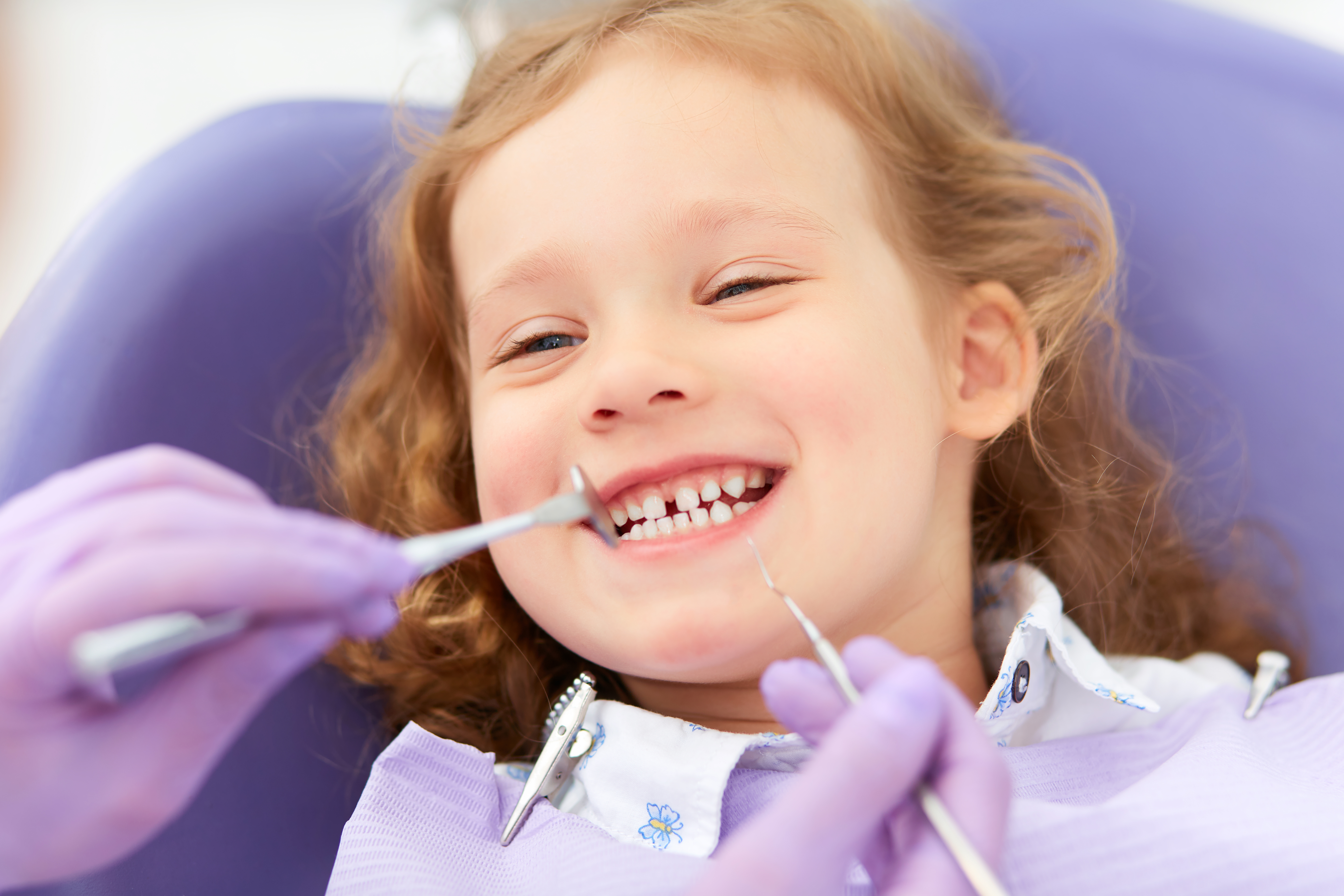 Child at Dentist getting Treated for Tongue Tie - The Super Dentists