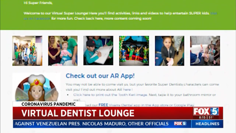 The Super Dentists Offer Virtual Super Lounge for Kids & Parents!