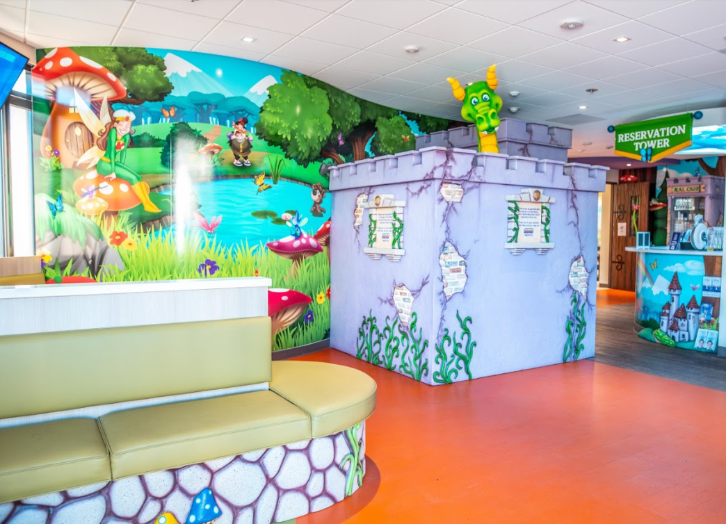 Reservation & Check In Station at Escondido Children's Dental Office - The Super Dentists