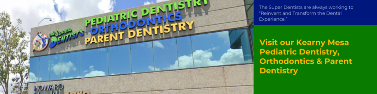 Banner Showing The Super Dentists Building Exterior in San Diego