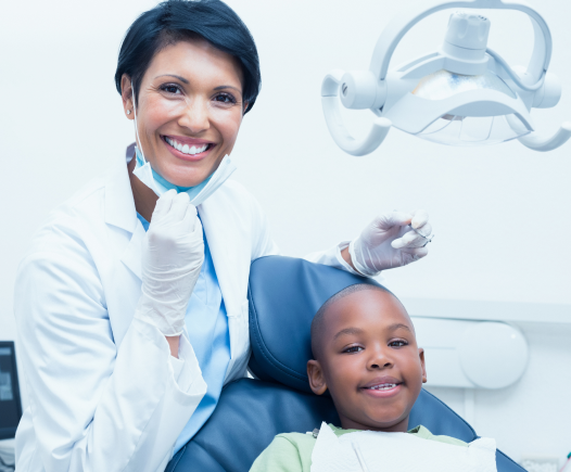 Child treated pulpotomy by Pediatric Dentist at The Super Dentist