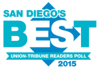San Diego's Best Union Tribune Readers Poll 2015 Logo