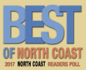 Best of North Coast 2017 North Coast Readers Poll Logo