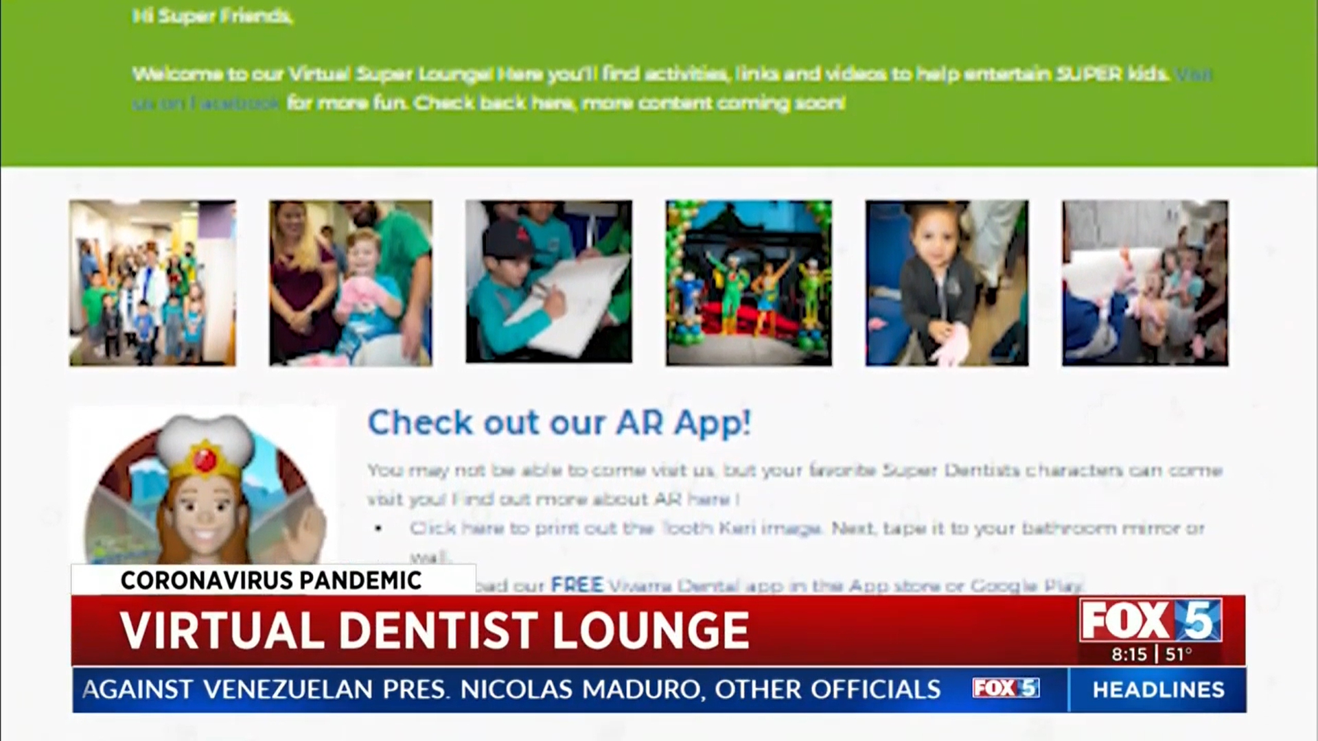 Fox 5 News San Diego – The Super Dentists Offer Virtual Super Lounge for Kids & Parents!