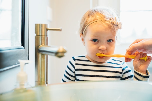 One thing you need to know about fluoride and toddlers is that a little toothpaste goes a long way.