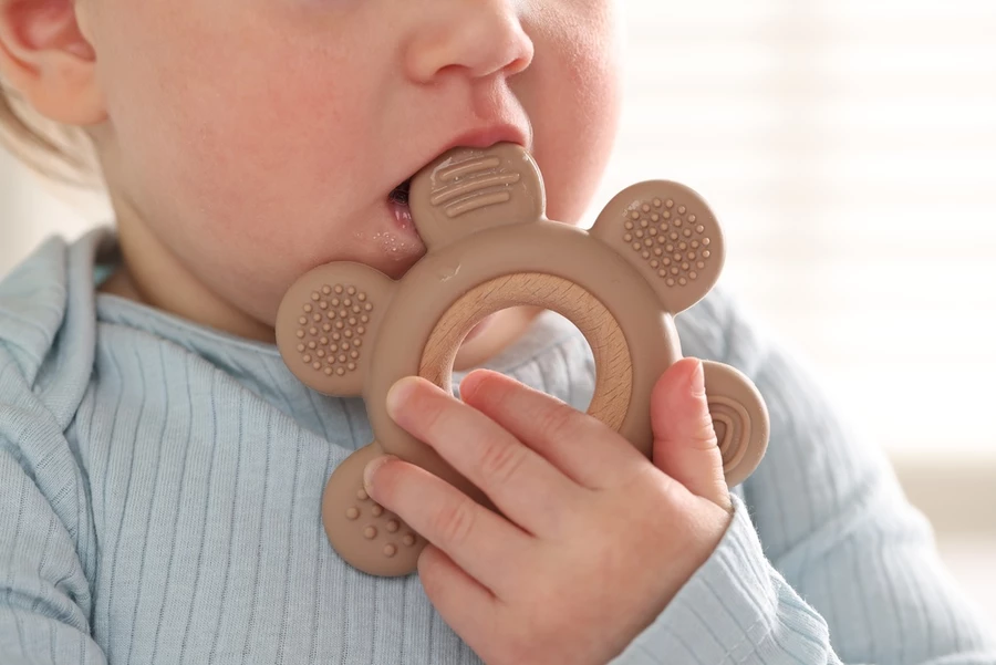 Teething baby
