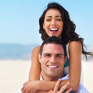 Couple in San Diego after dentist