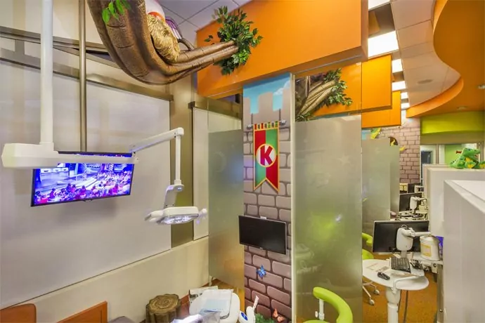 Children's Dental Office - Exam Room at Carmel Valley Location - The Super Dentists