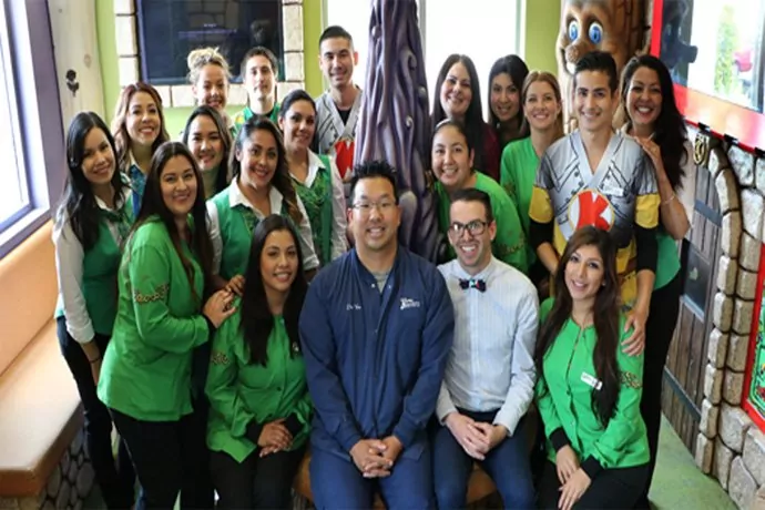 Crew of Dental Professionals at Oceanside Pediatric Dental Office - The Super Dentists