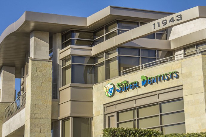 The Super Dentists Carmel Valley Location - Close up Shot of Building Exterior